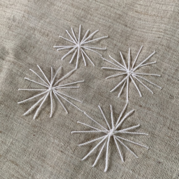 Beautiful hand appliqué and embroidery tablecloth / tapestry - Picture 4 of 12